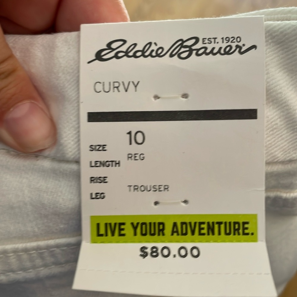 🍀EDDIE BAUER I 10 I Curvy Trouser Jeans NWT